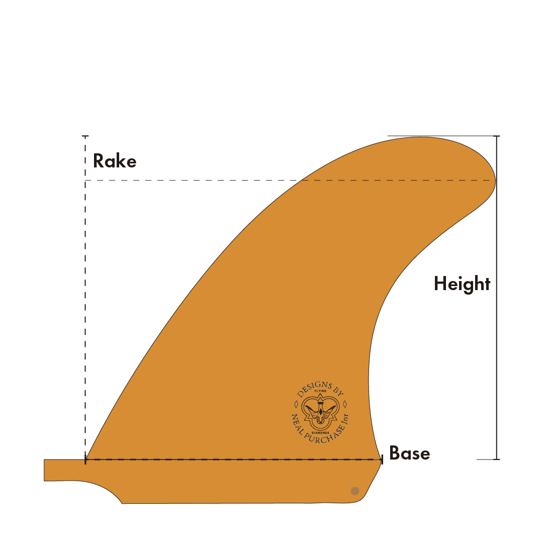 FLYING DIAMONDS Neal Purchase Jr. 2+1 Center Fin 6.0"