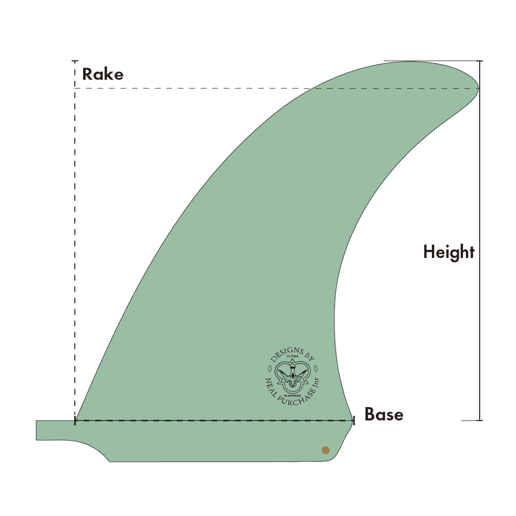 FLYING DIAMONDS Neal Purchase Jr. Single Fin