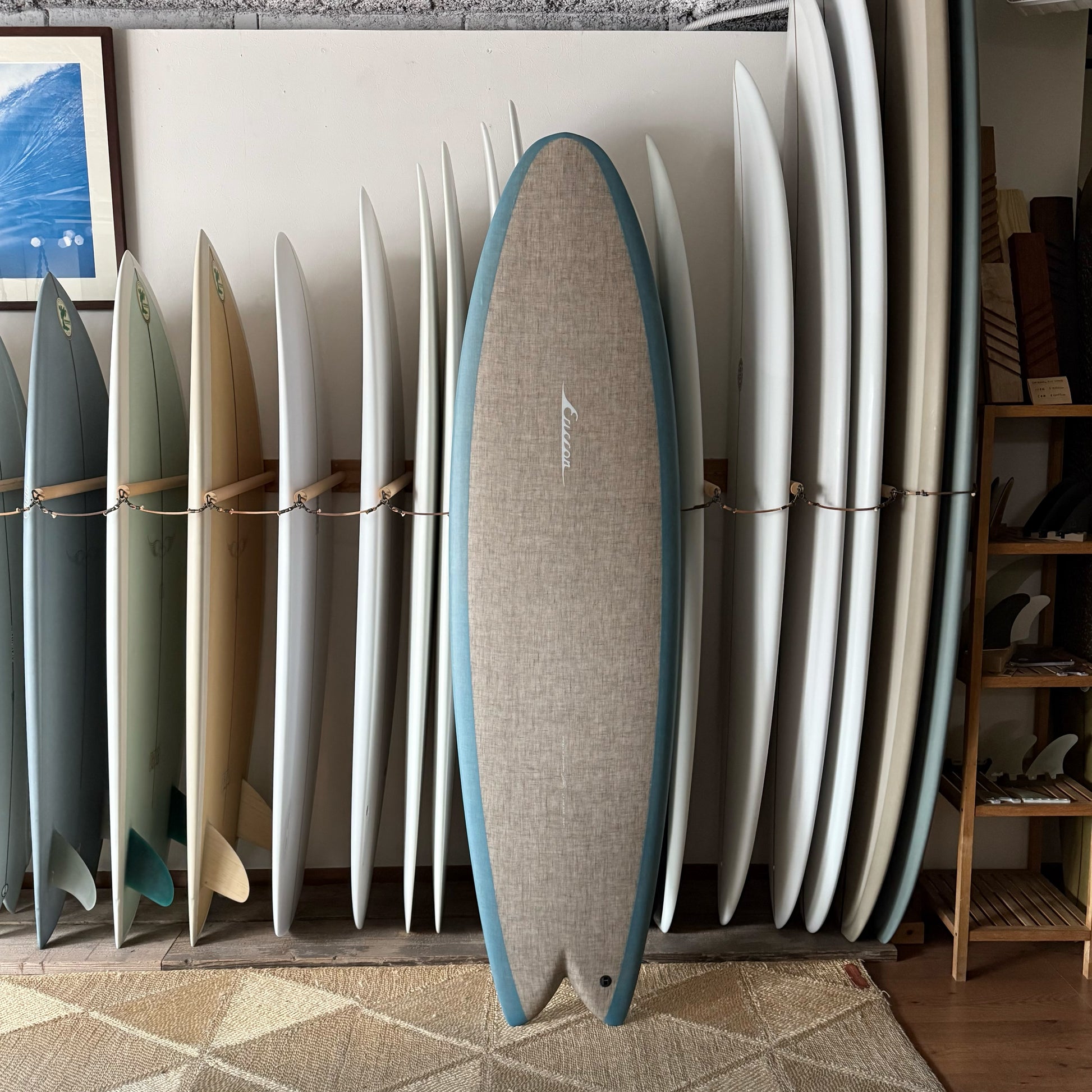 6'9” Ellis Ericson Surfboards Lite Kite Wing Fish "Flax laminate model"