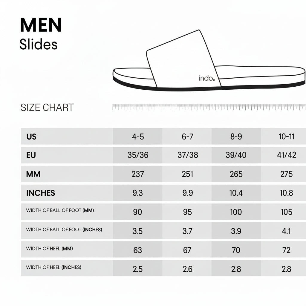 indosole Men's ESSNTLS Slides