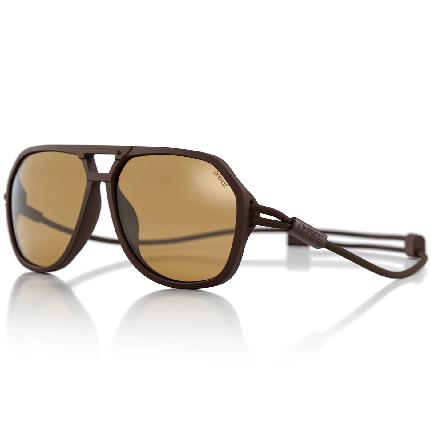 OMBRAZ CLASSIC/Matte Brown/Polarized Yellow